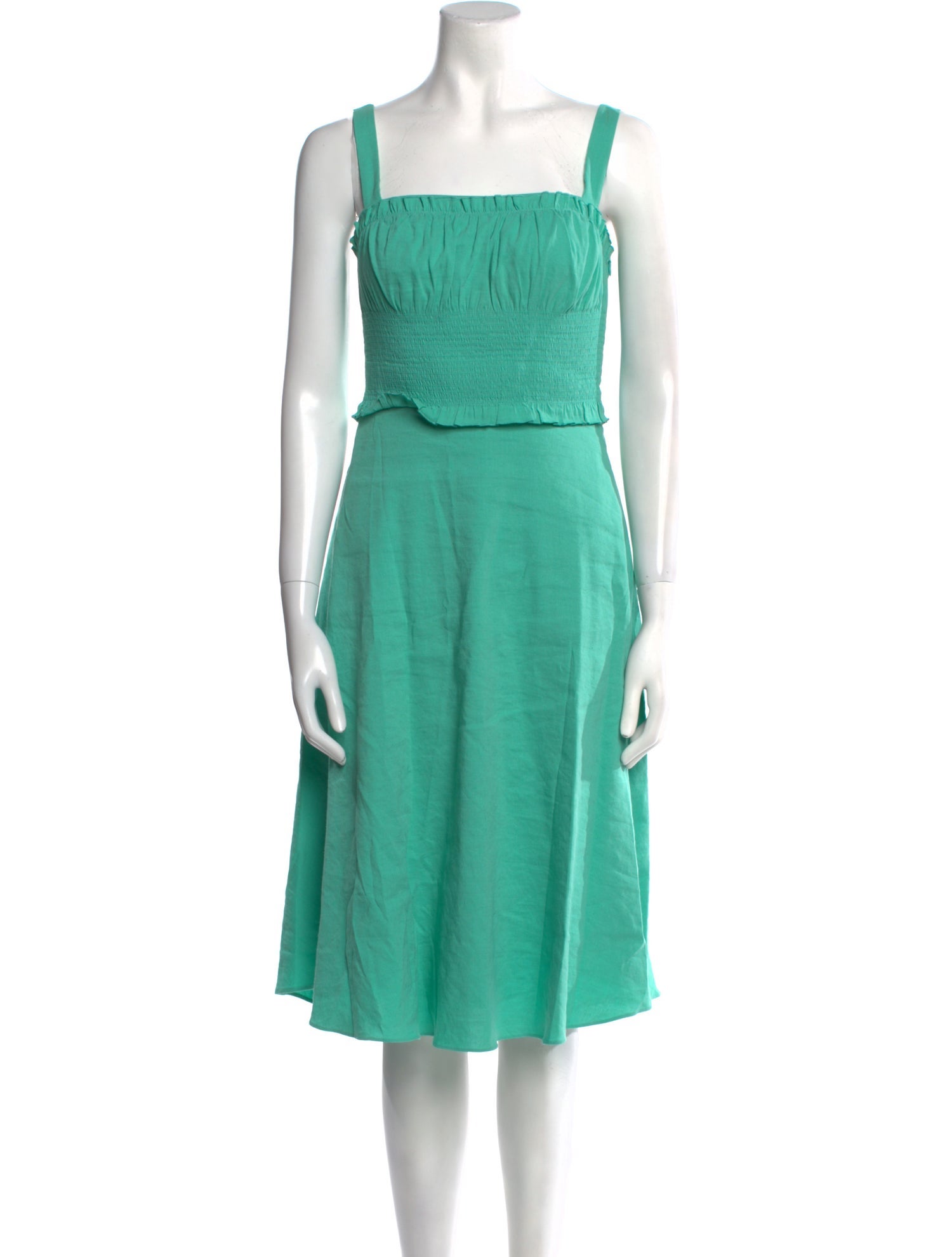 Ungaro Paris Linen Midi Length Dress