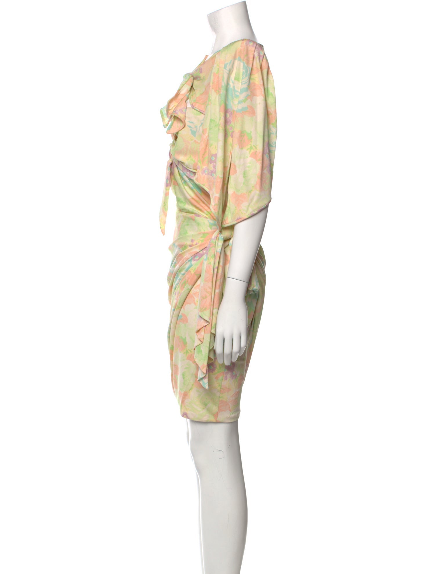 Ungaro Paris Printed Midi Length Dress