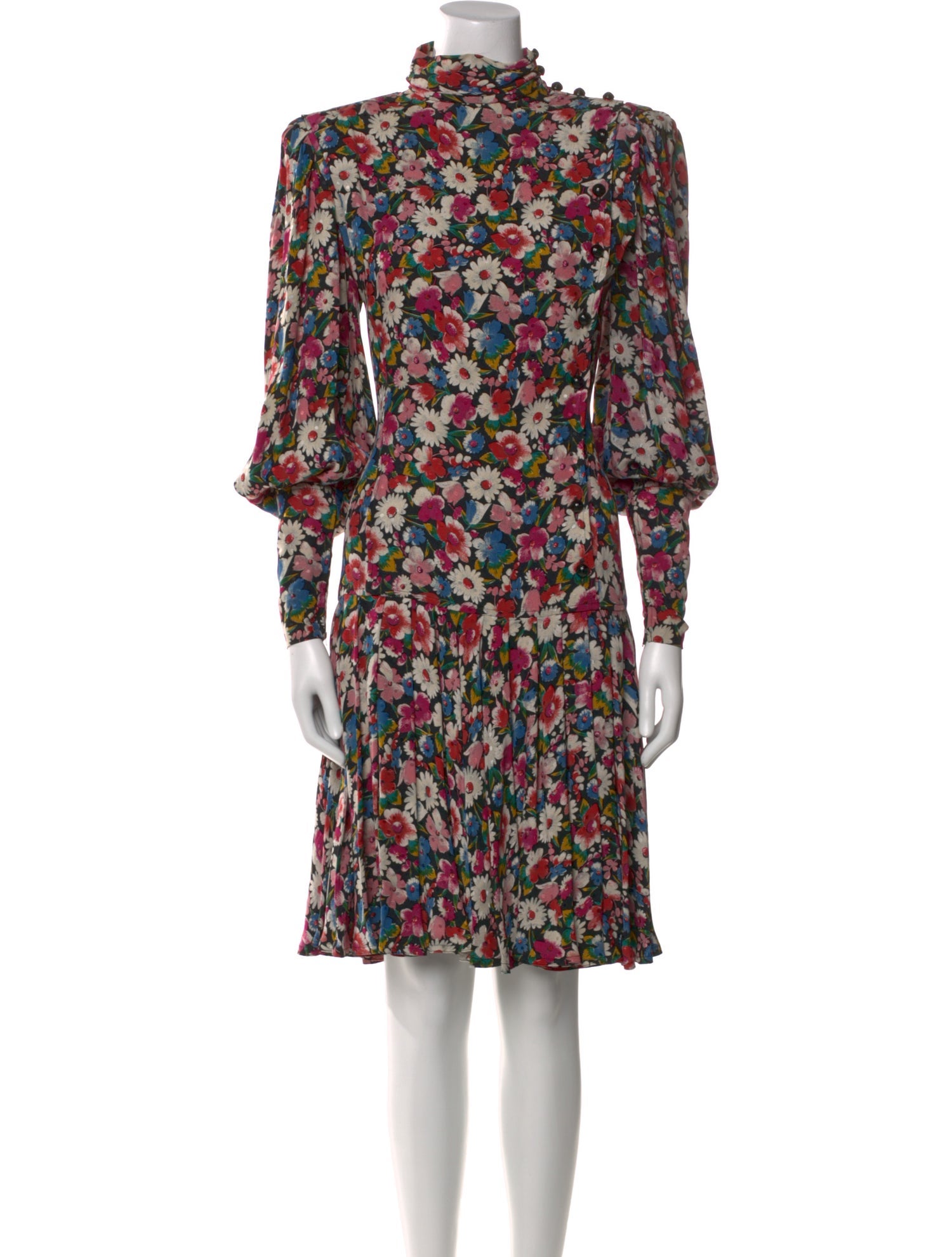 Ungaro Paris Floral Print Mini Dress