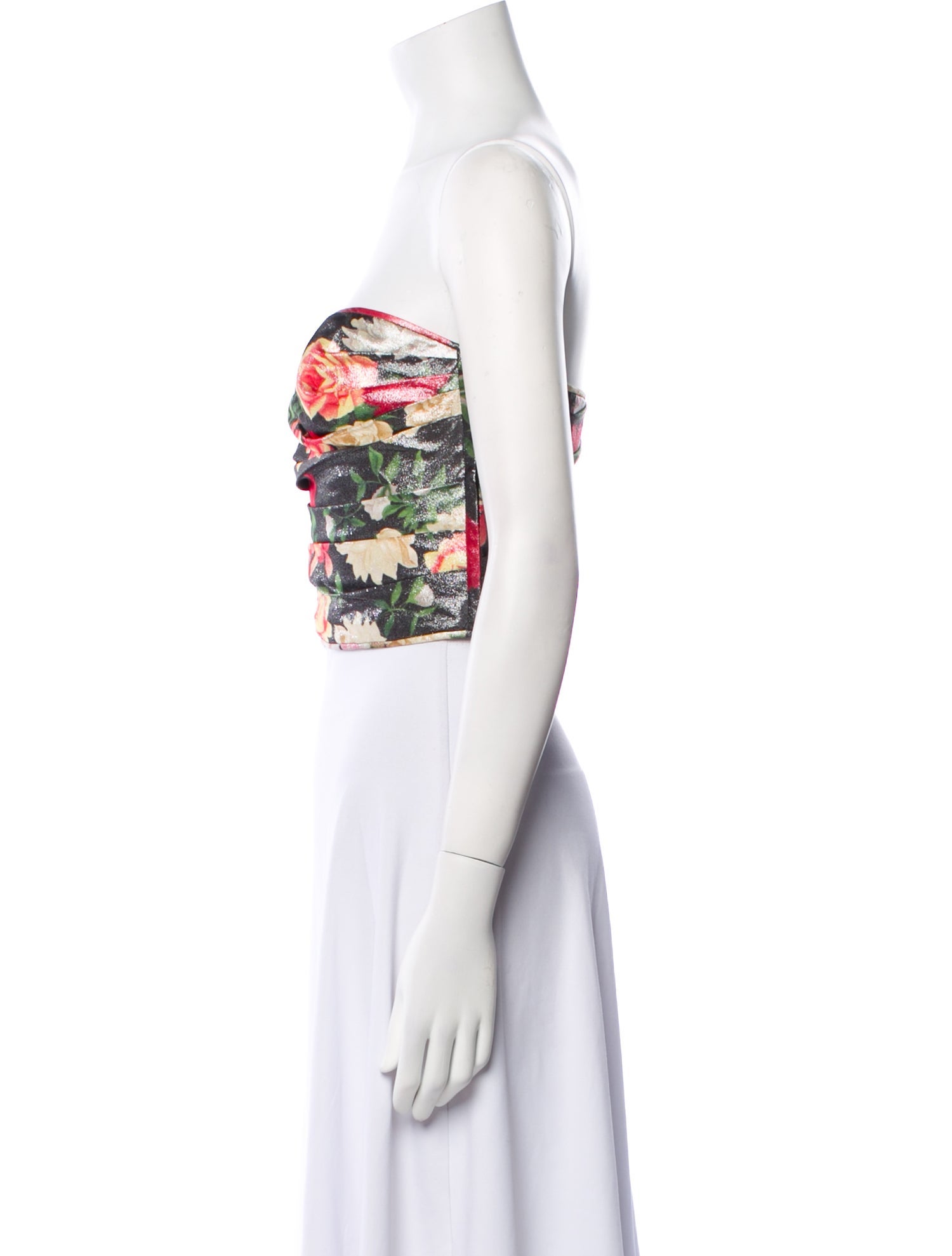 Ungaro Paris Vintage Printed Crop Top