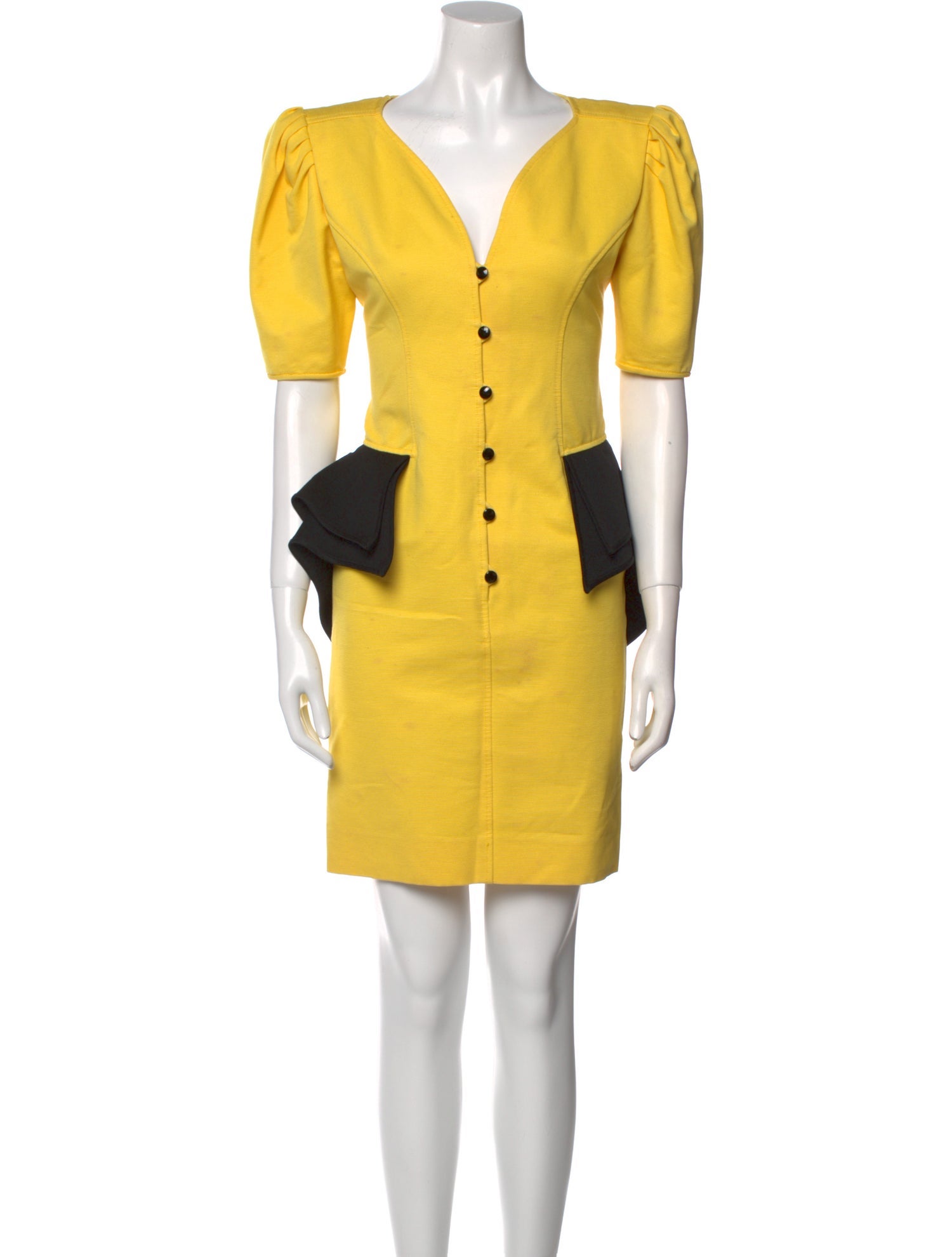 Ungaro Paris V-Neck Mini Dress