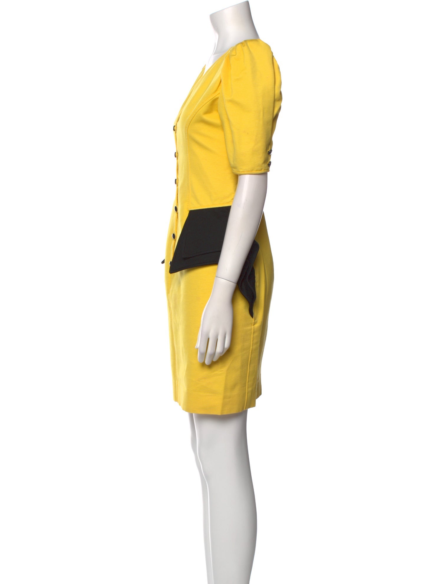 Ungaro Paris V-Neck Mini Dress