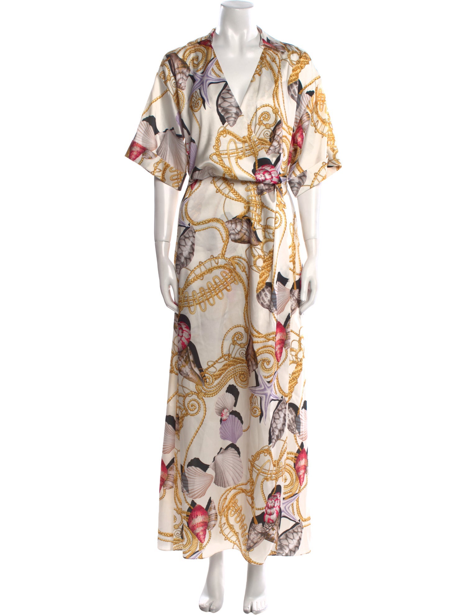 Ungaro Paris Printed Long Dress