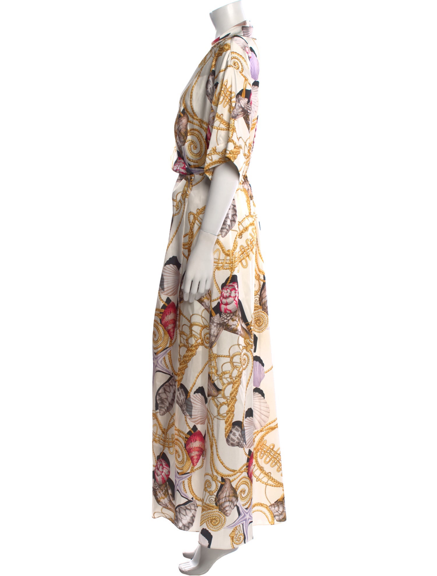 Ungaro Paris Printed Long Dress