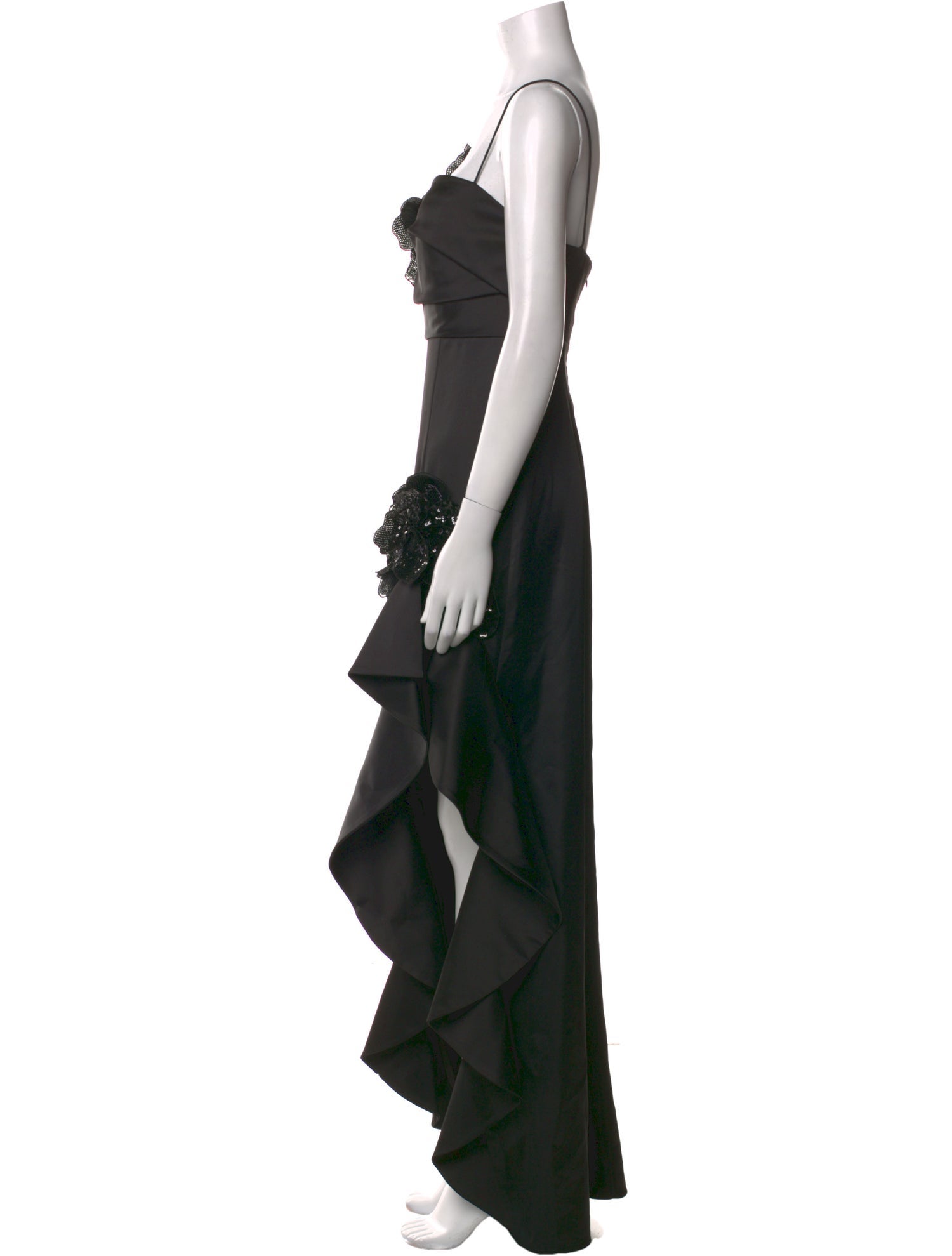 Ungaro Paris Square Neckline Long Dress