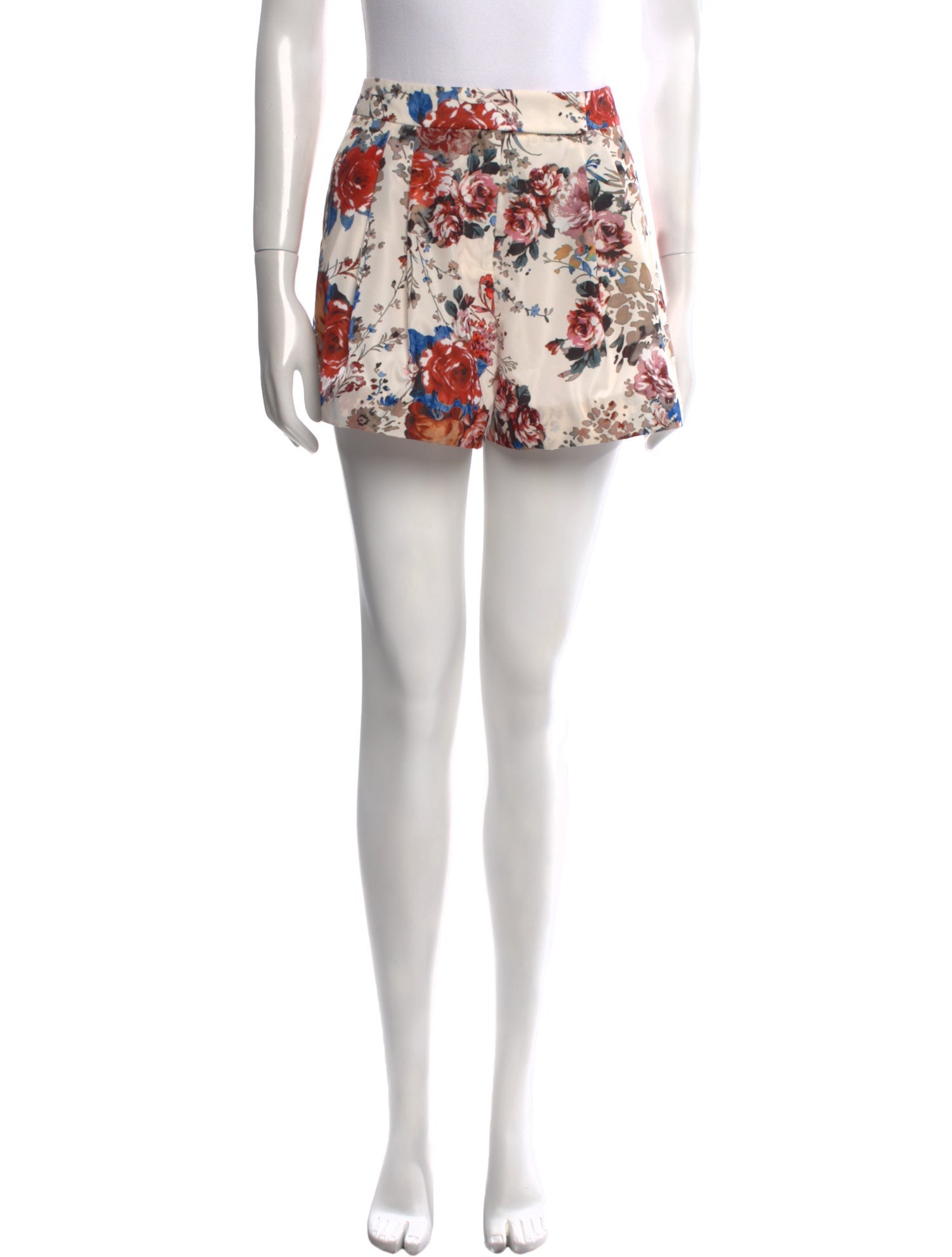 Ungaro Paris Floral Print Mini Shorts
