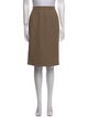 Ungaro Paris Virgin Wool Knee-Length Skirt