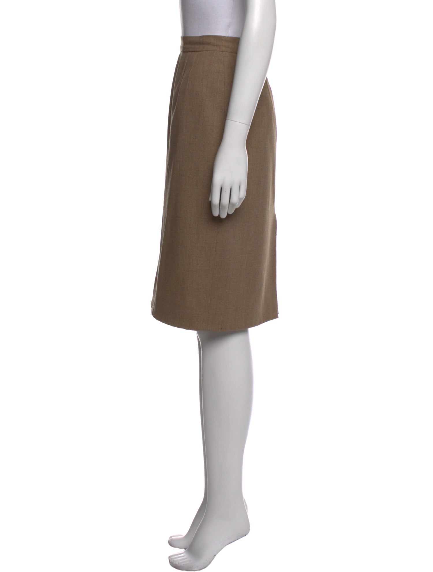 Ungaro Paris Virgin Wool Knee-Length Skirt