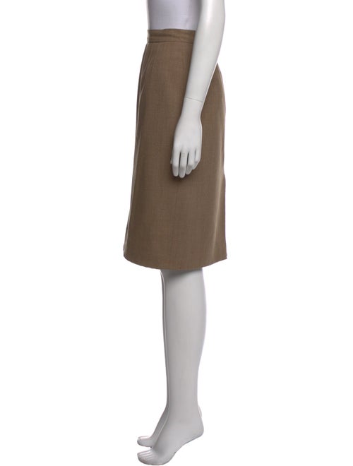 Ungaro Paris Virgin Wool Knee-Length Skirt