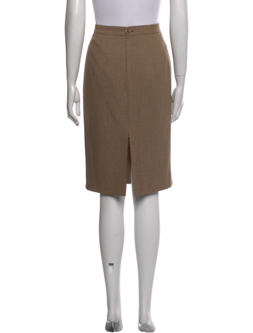 Ungaro Paris Virgin Wool Knee-Length Skirt