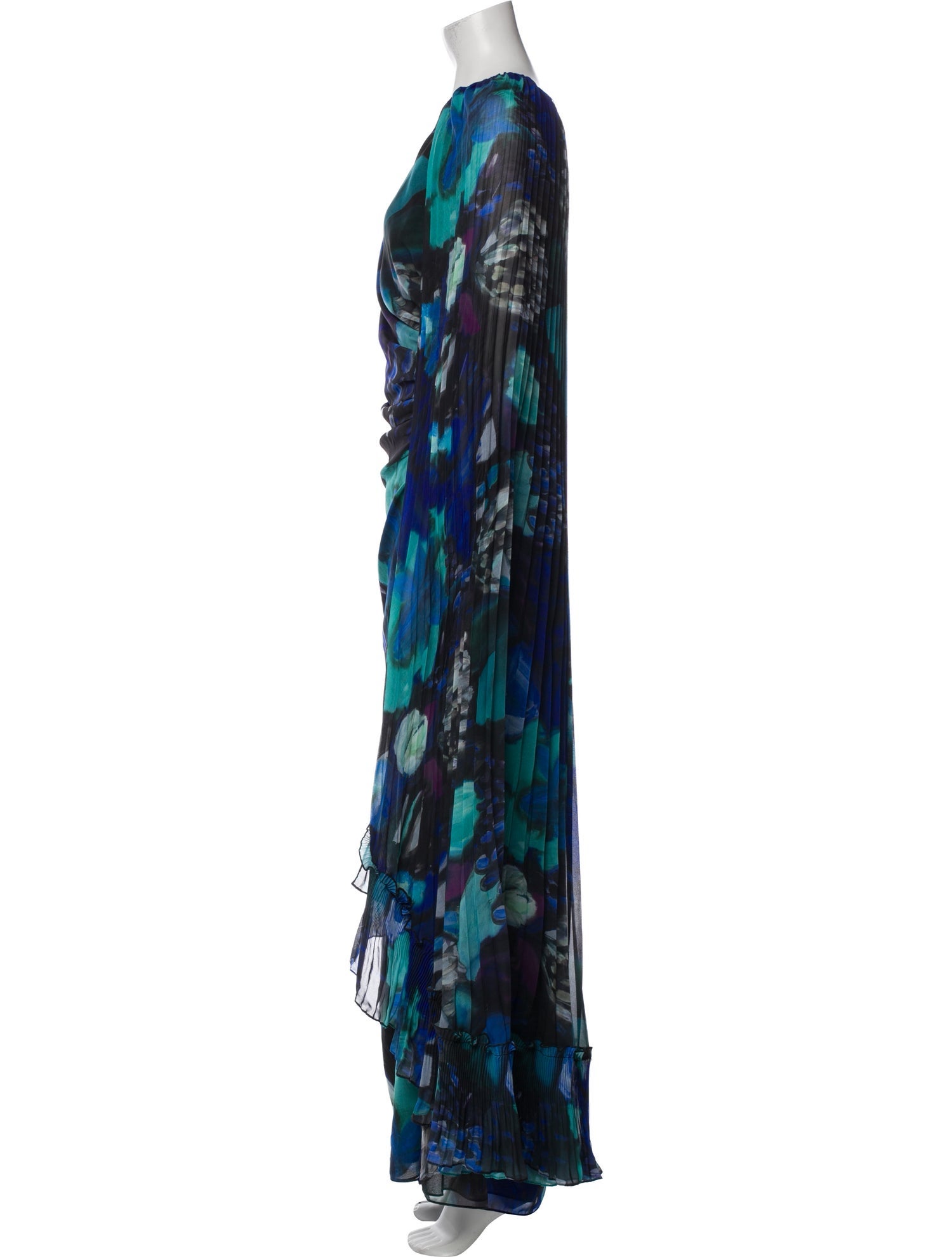 Ungaro Paris Printed Long Dress