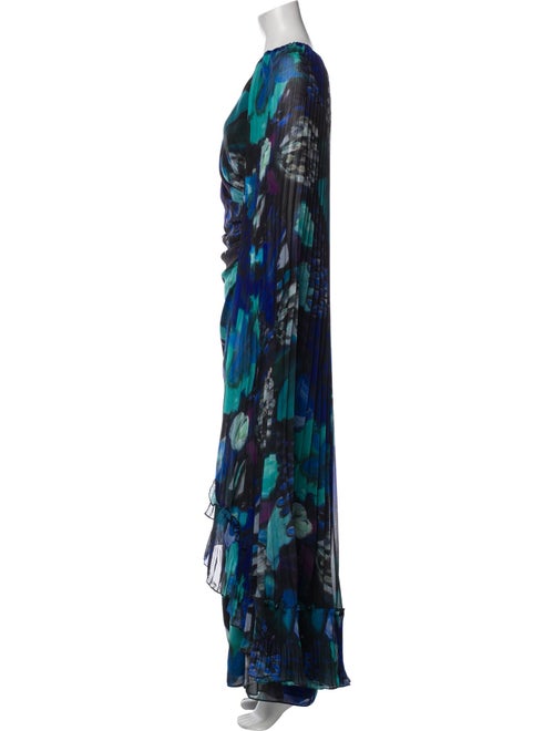 Ungaro Paris Printed Long Dress