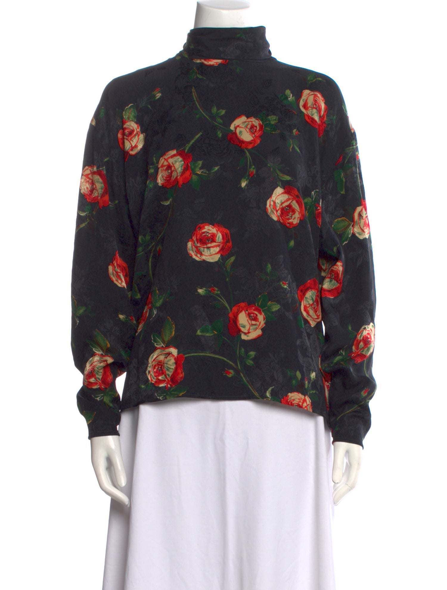 Ungaro Paris Vintage Floral Print Sweatshirt