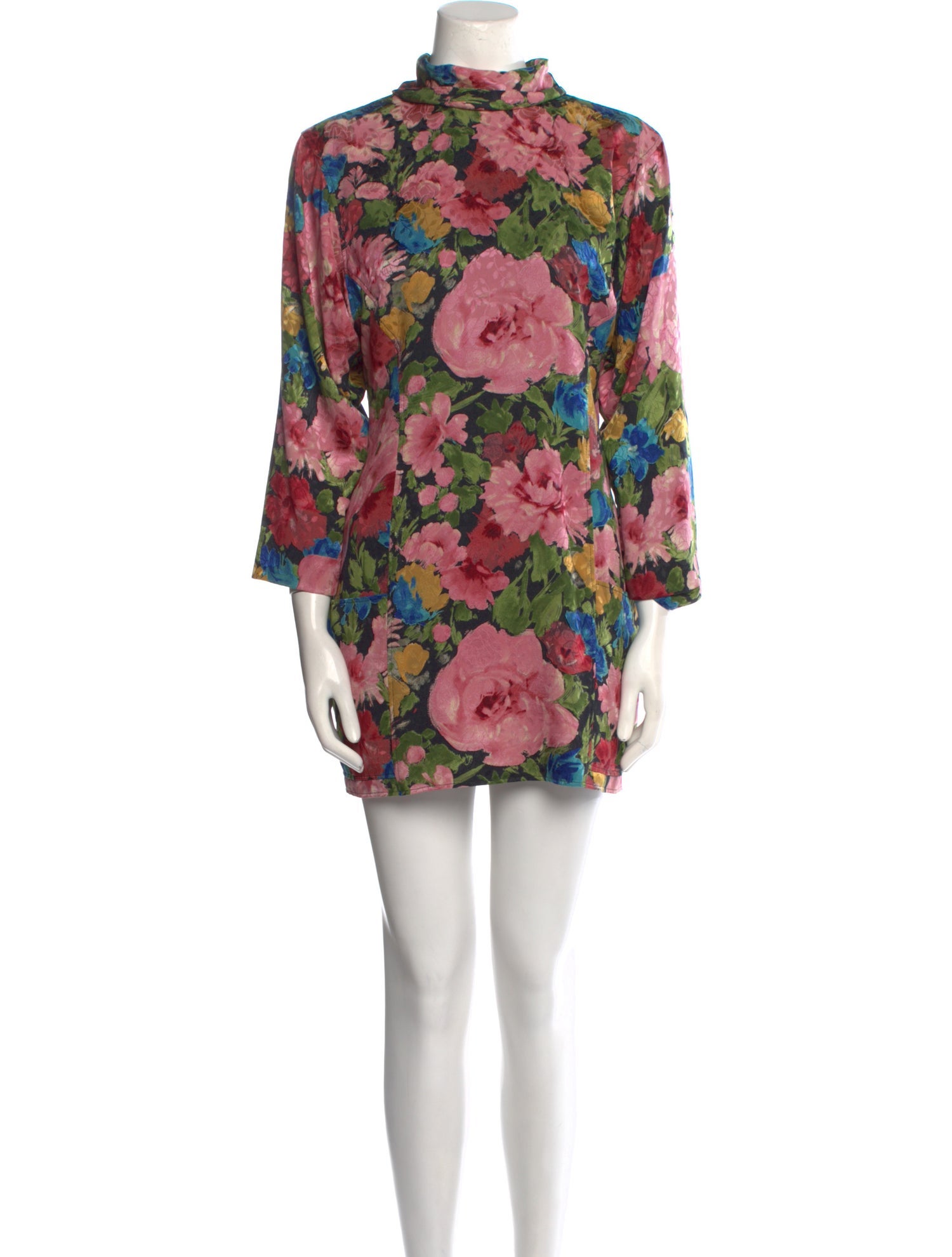 Ungaro Paris Floral Print Mini Dress