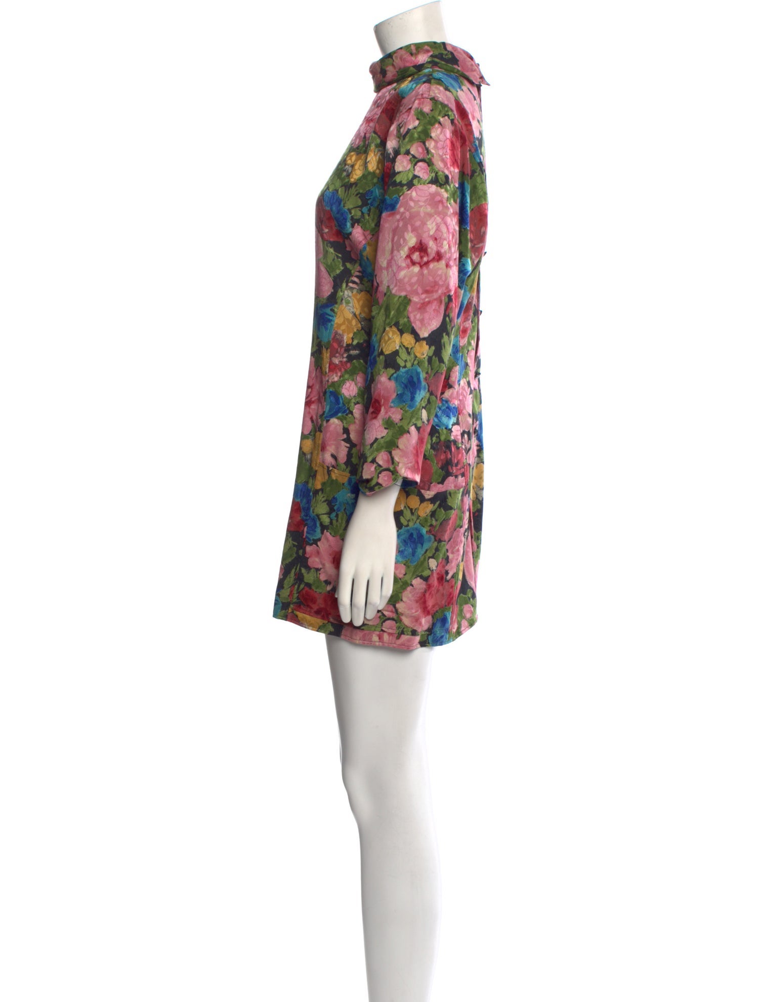 Ungaro Paris Floral Print Mini Dress