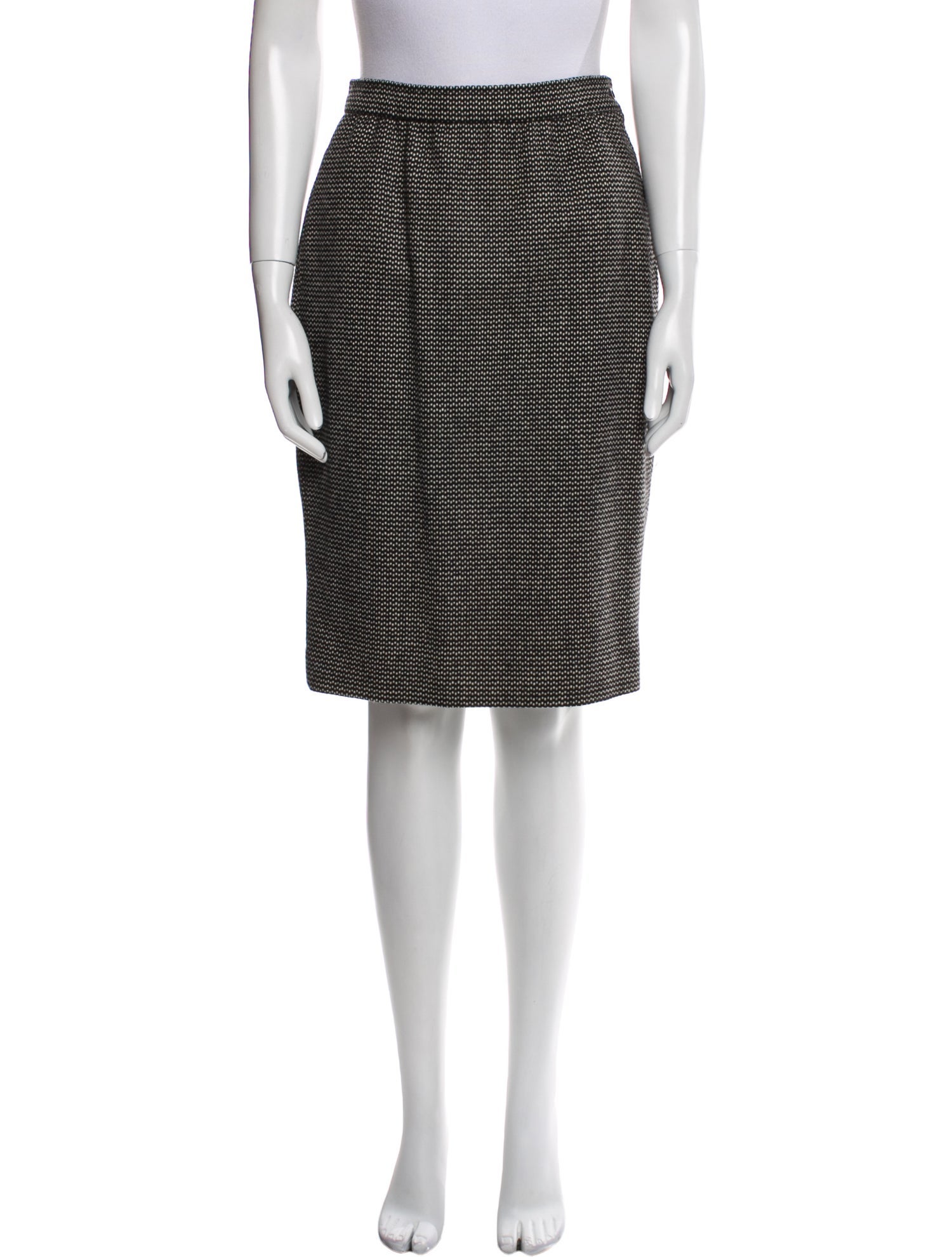 Ungaro Paris Velvet Knee-Length Skirt