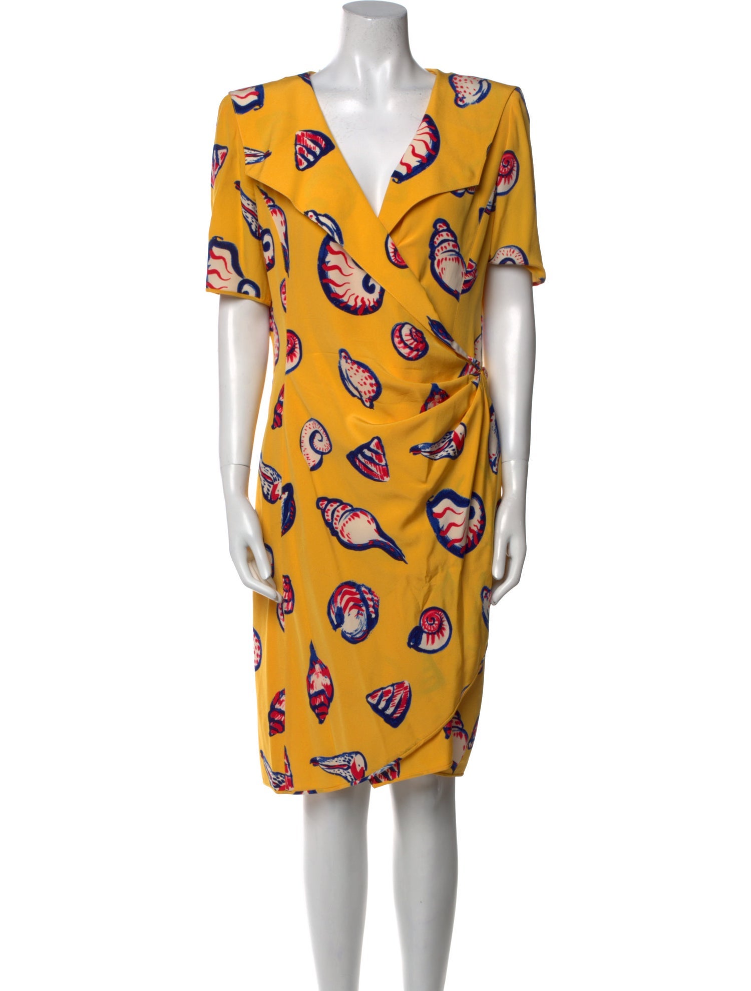 Ungaro Paris Printed Midi Length Dress
