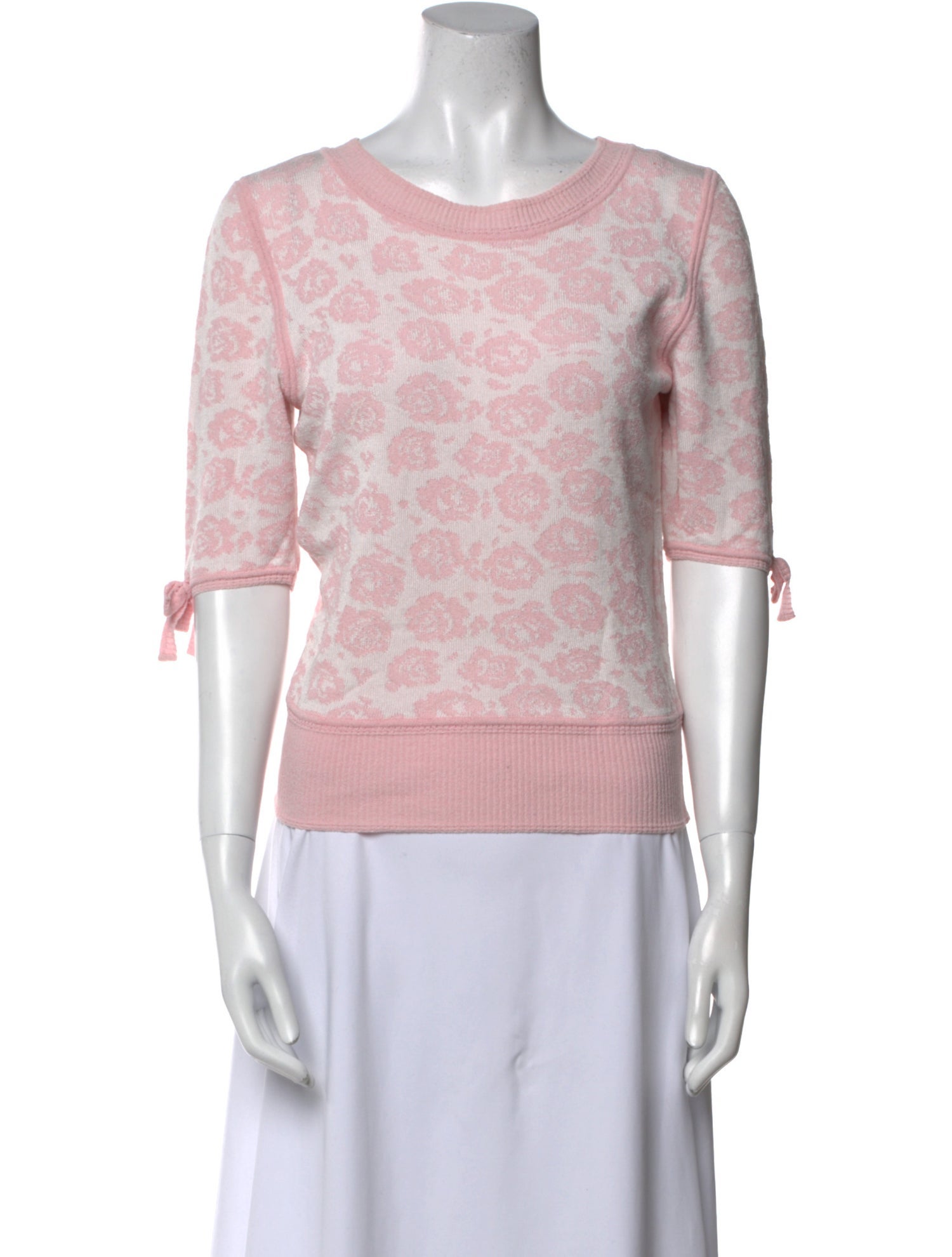 Ungaro Paris Printed Scoop Neck Top