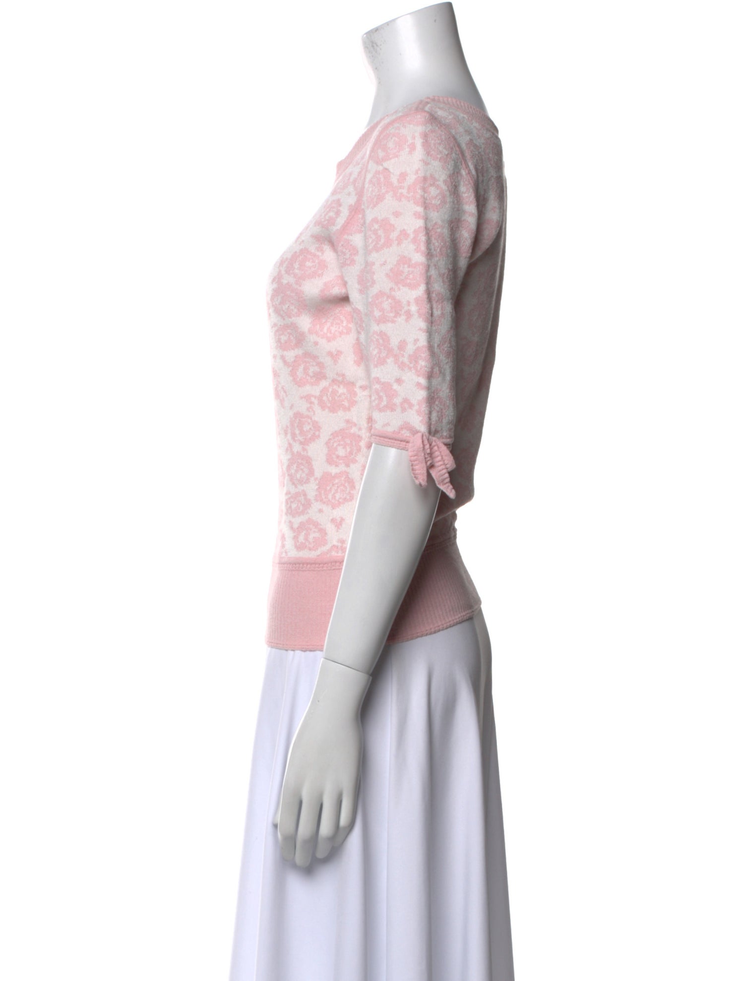 Ungaro Paris Printed Scoop Neck Top