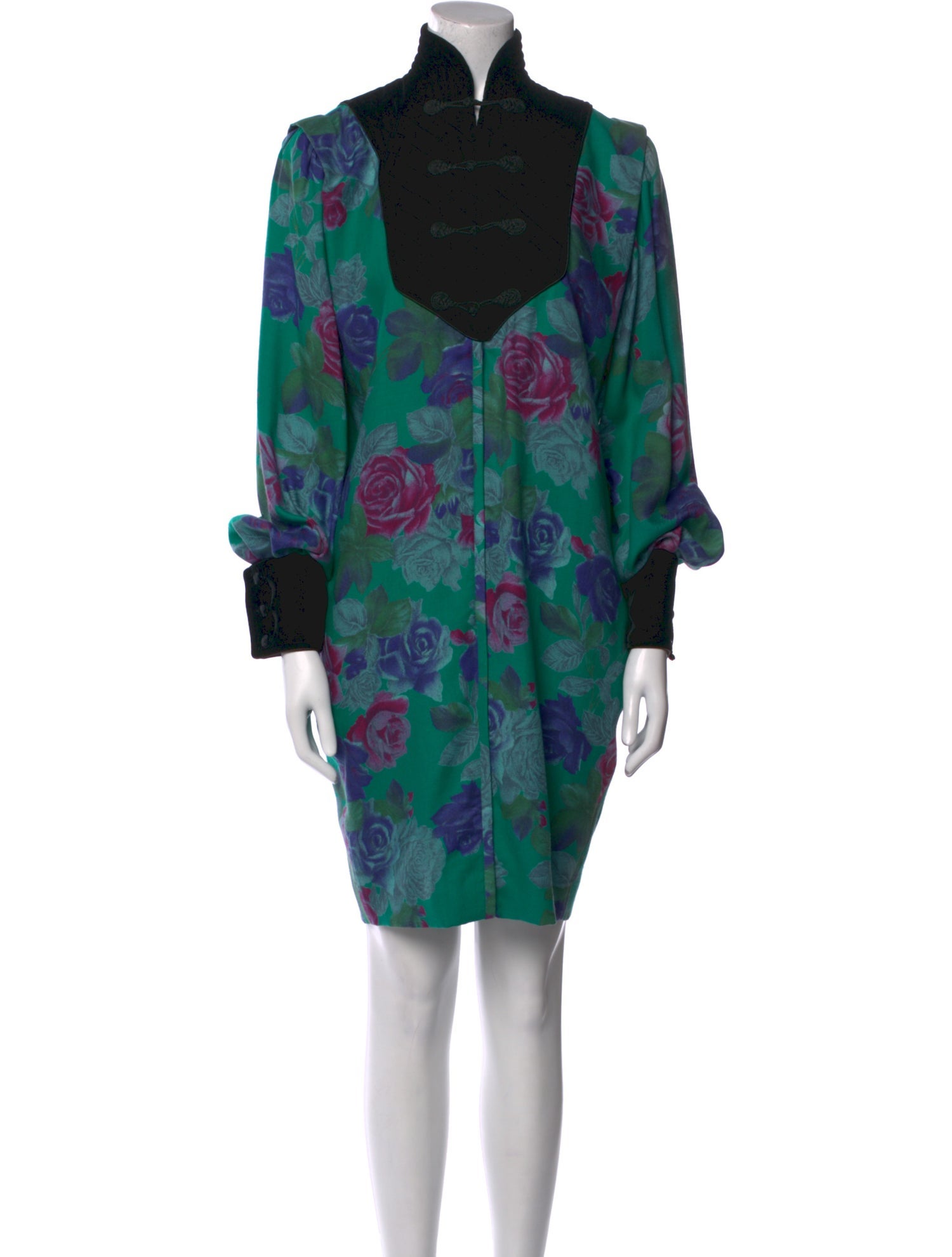 Ungaro Paris Floral Print Mini Dress