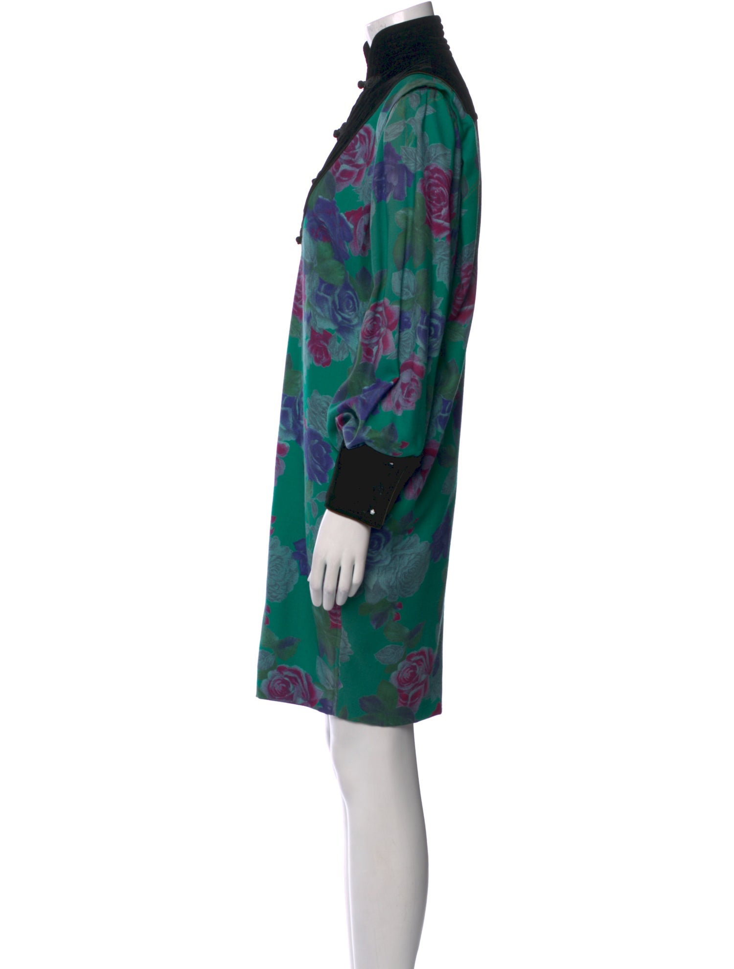 Ungaro Paris Floral Print Mini Dress