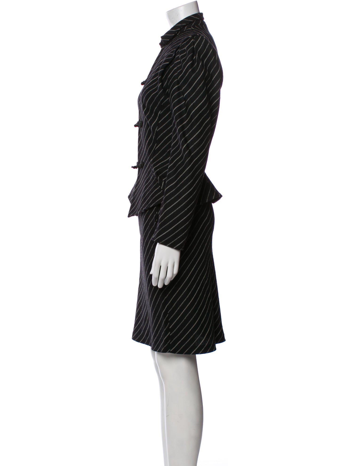 Ungaro Paris Striped Skirt Suit