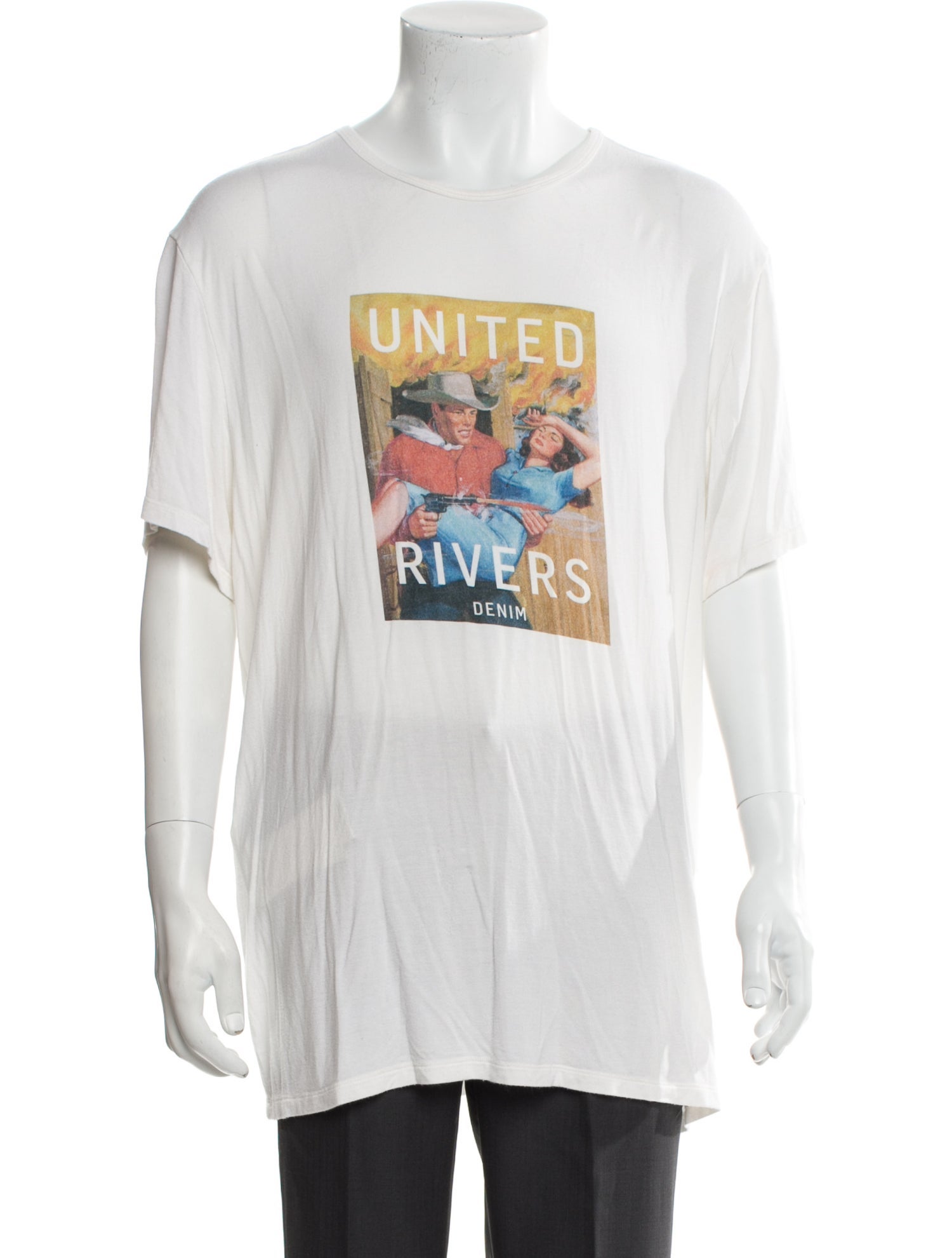 United Rivers Graphic Print Crew Neck T-Shirt