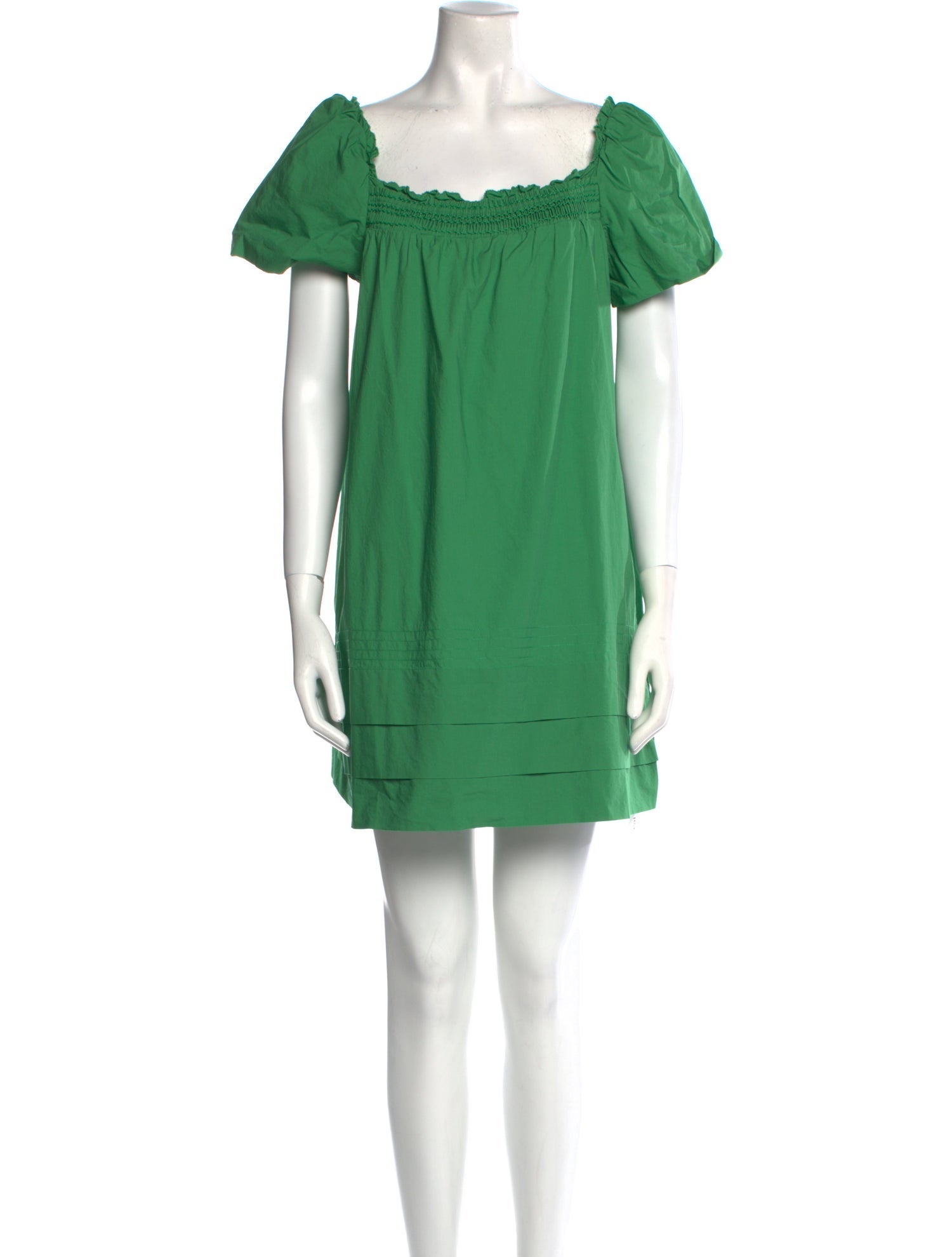 unsubscribed Square Neckline Mini Dress