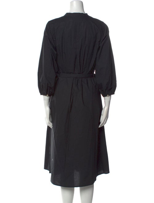 unsubscribed Linen Midi Length Dress