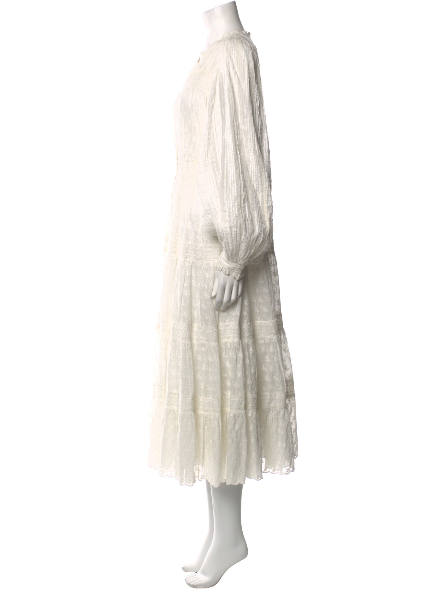 unsubscribed V-Neck Midi Length Dress
