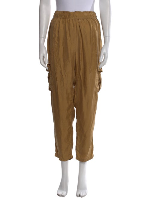 unsubscribed Silk Straight Leg Pants