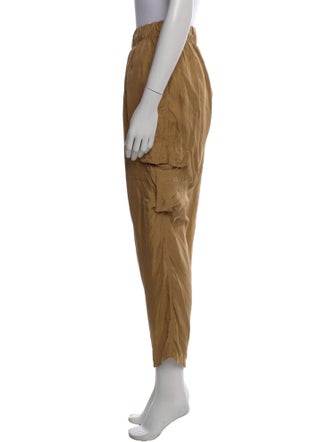 unsubscribed Silk Straight Leg Pants