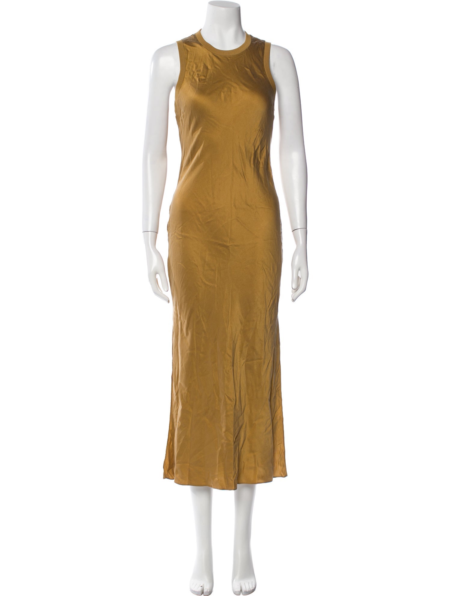 unsubscribed Silk Long Dress