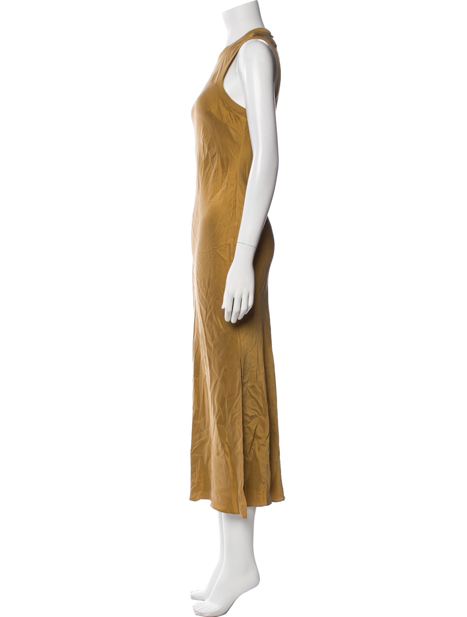 unsubscribed Silk Long Dress