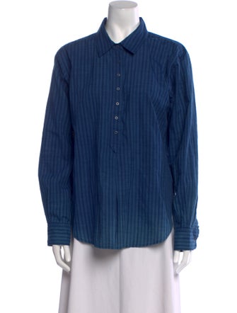 unsubscribed Long Sleeve Button-Up Top