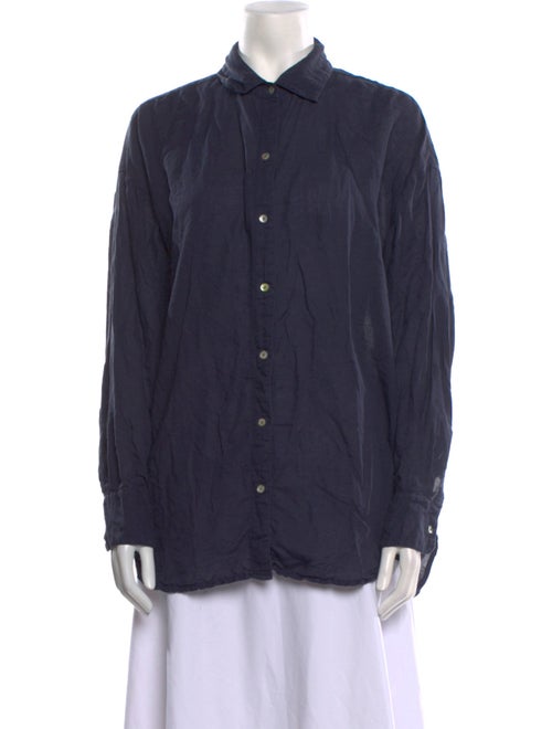 unsubscribed Long Sleeve Button-Up Top