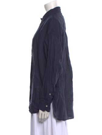 unsubscribed Long Sleeve Button-Up Top