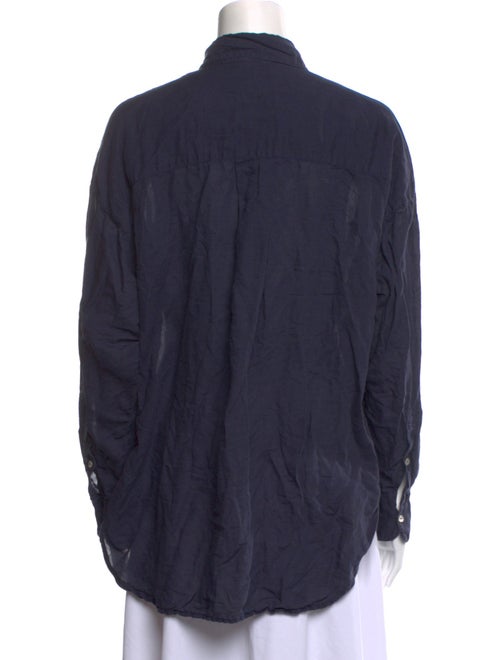 unsubscribed Long Sleeve Button-Up Top