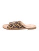 unsubscribed Ponyhair Animal Print Slides