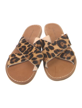 unsubscribed Ponyhair Animal Print Slides
