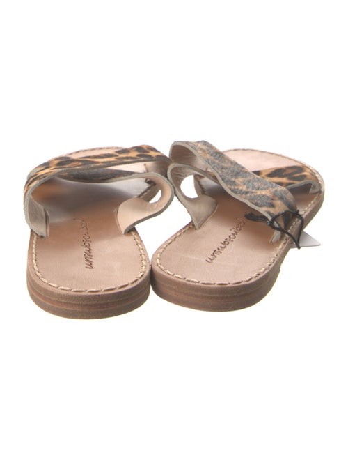 unsubscribed Ponyhair Animal Print Slides