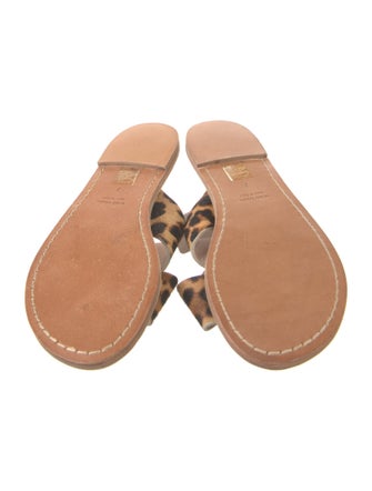 unsubscribed Ponyhair Animal Print Slides