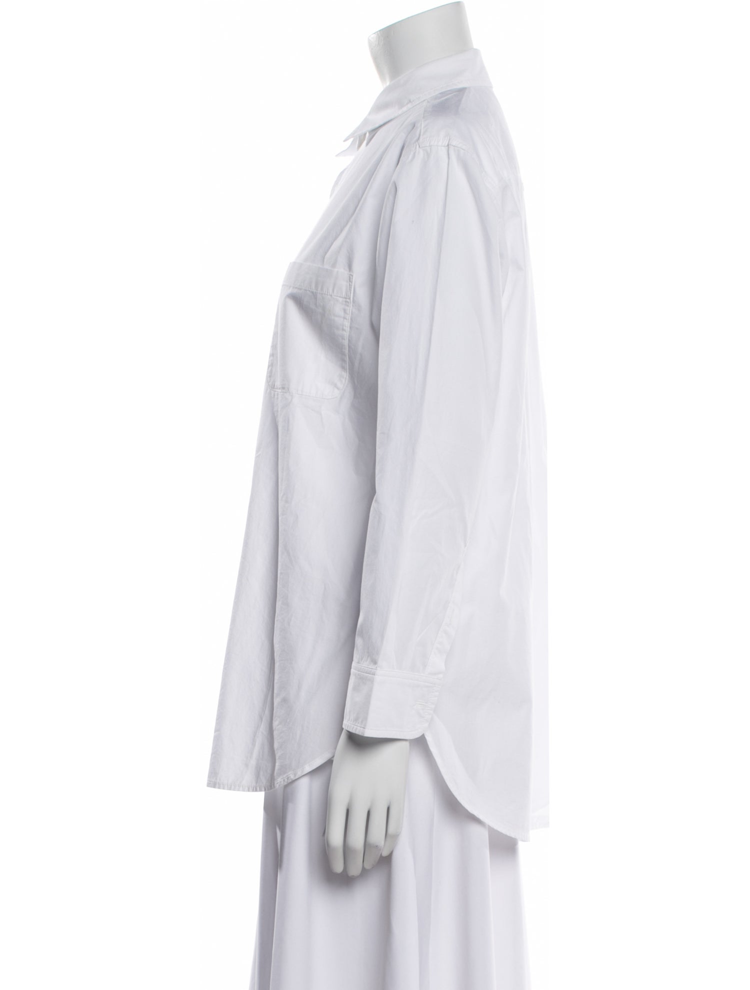 unsubscribed Long Sleeve Button-Up Top