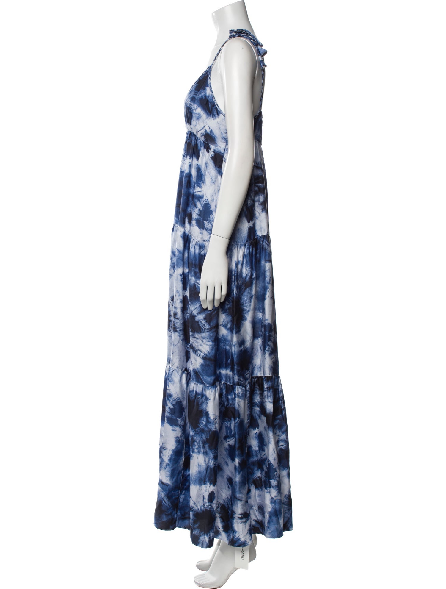 unsubscribed Silk Long Dress