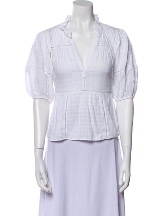 unsubscribed V-Neck Short Sleeve Crop Top