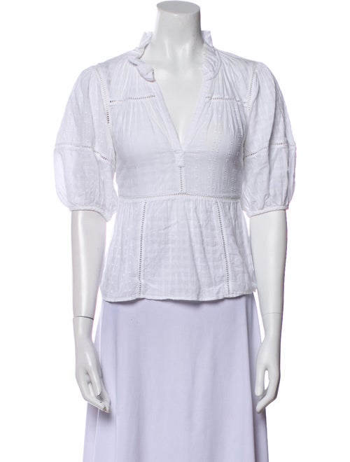 unsubscribed V-Neck Short Sleeve Crop Top