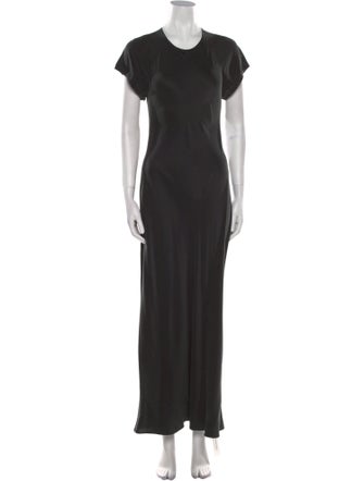 unsubscribed Silk Long Dress