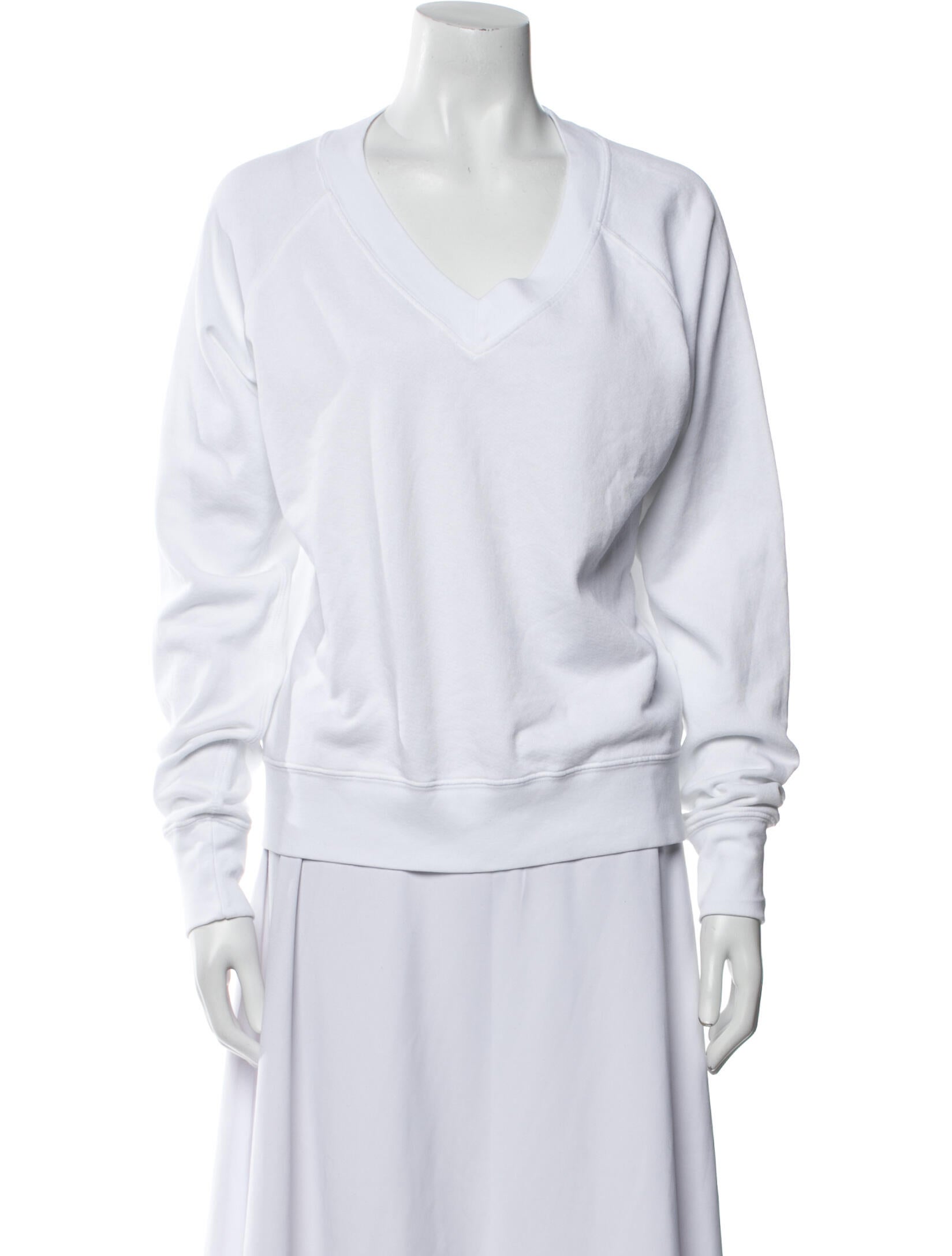 unsubscribed V-Neck Long Sleeve Sweatshirt