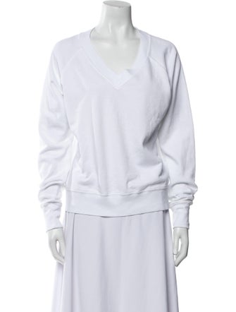 unsubscribed V-Neck Long Sleeve Sweatshirt