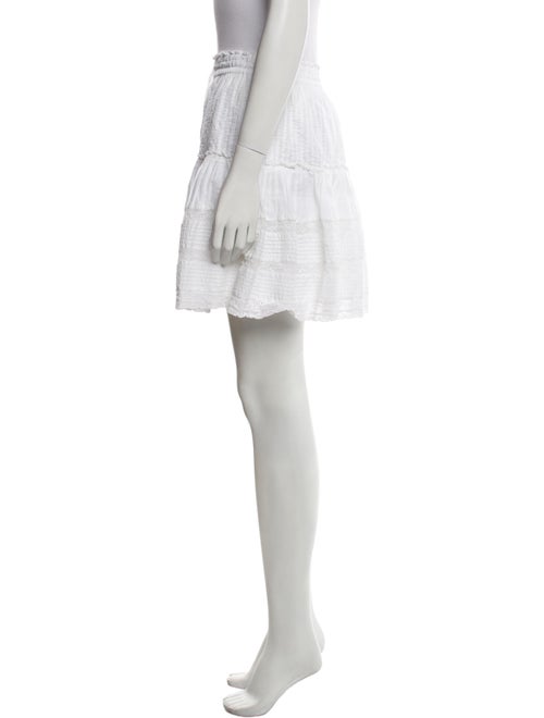 unsubscribed Lace Pattern Mini Skirt